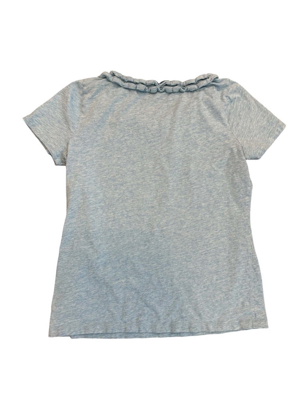 🫶🏻 Talbots Light Blue Braided Neck Tee - Picture 3 of 3